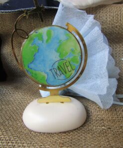 Μπομπονιέρα βάφτισης υδρόγειος μεγάλη