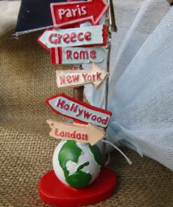 Μπομπονιέρα βάφτισης ο γύρος του κόσμου