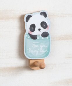 Ξύλινη Κρεμάστρα τοίχου Panda