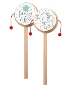 Ξύλινο τυμπανάκι ελεφαντάκι