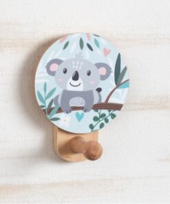 Ξύλινη Κρεμάστρα τοίχου Koala