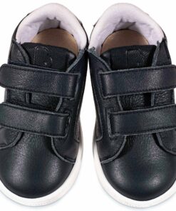 Mονόχρωμο Σνίκερ με Διπλή Μπαρέτα Χρατς BW4256 Μπλε