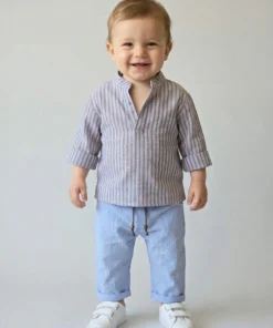 Βρεφικό σετ για αγόρι-παντελόνι & πουκάμισο - MARLO